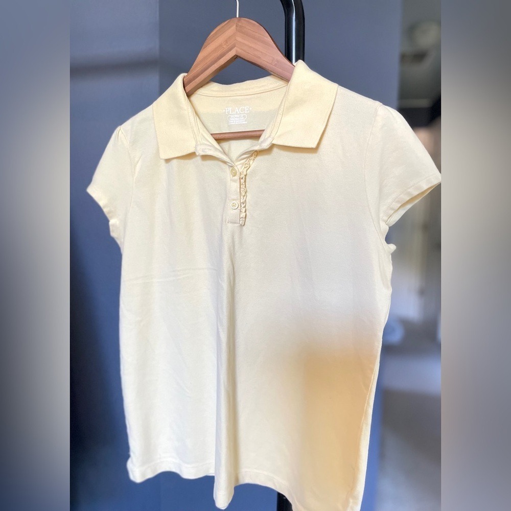 The Children's Place Yellow Polo Shirt, Size XXL (16), NWOT